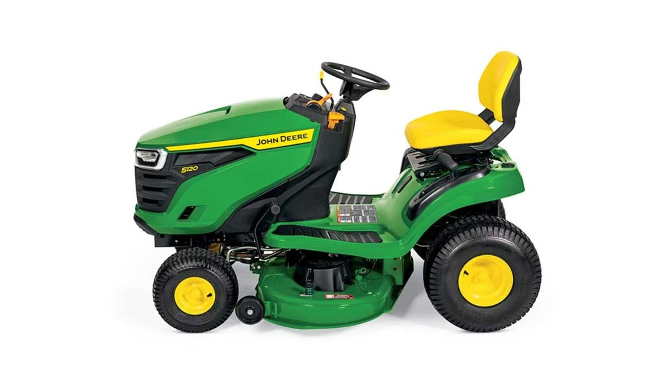 John Deere S120 Lawn Tractor — 22 HP V-Twin, 42 in. Deck